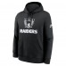 Las Vegas Raiders Nike Black Best Season Rewind Club Pullover Hoodie