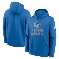 Толстовка Detroit Lions Nike Royal Best Season Rewind Club