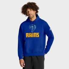 Los Angeles Rams Nike Best Season Rewind Club Pullover Hoodie - Royal Los Angeles Rams Nike Best Season Rewind Club Pullover Hoodie - Royal