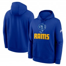 Los Angeles Rams Nike Best Season Rewind Club Pullover Hoodie - Royal