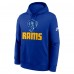 Los Angeles Rams Nike Best Season Rewind Club Pullover Hoodie - Royal