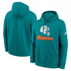 Miami Dolphins Nike Aqua Best Season Rewind Club Pullover Hoodie