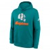 Miami Dolphins Nike Aqua Best Season Rewind Club Pullover Hoodie