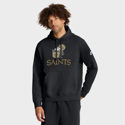 Толстовка New Orleans Saints Nike Black Best Season Rewind Club