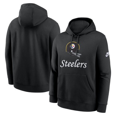 Толстовка Pittsburgh Steelers Nike Black Best Season Rewind Club