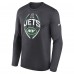 New York Jets Nike Anthracite Primetime Legend Icon Performance Long Sleeve T-Shirt