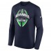 Seattle Seahawks Nike College Navy Primetime Legend Icon Performance Long Sleeve T-Shirt