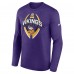 Minnesota Vikings Nike Purple Primetime Legend Icon Performance Long Sleeve T-Shirt