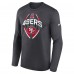 San Francisco 49ers Nike Anthracite Primetime Legend Icon Performance Long Sleeve T-Shirt