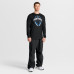 Футболка с длинным рукавом Carolina Panthers Nike Black Primetime Legend Icon Performance