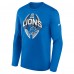 Футболка с длинным рукавом Detroit Lions Nike Blue Primetime Legend Icon Performance