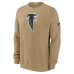 Свитшот Atlanta Falcons Nike Tan Swing Pass Rewind Club Pullover