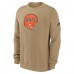 Cincinnati Bengals Nike Tan Swing Pass Rewind Club Pullover Sweatshirt