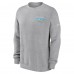 Los Angeles Chargers Nike Heather Gray Primetime Club Fleece Pullover Sweatshirt