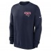 New England Patriots Nike Navy Primetime Club Fleece Pullover Sweatshirt
