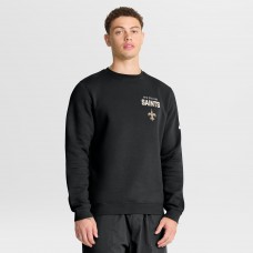 New Orleans Saints Nike Black Primetime Club Fleece Pullover Sweatshirt