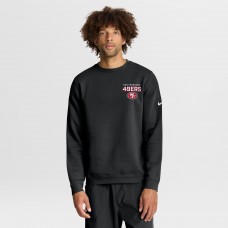 San Francisco 49ers Nike Black Primetime Club Fleece Pullover Sweatshirt San Francisco 49ers Nike Black Primetime Club Fleece Pullover Sweatshirt