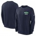 Seattle Seahawks Nike College Navy Primetime Club Fleece Pullover Sweatshirt Seattle Seahawks Nike College Navy Primetime Club Fleece Pullover Sweatshirt