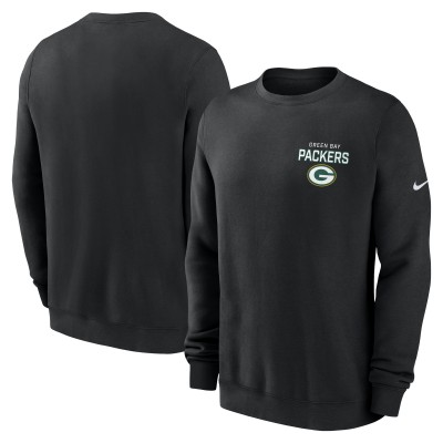 Кофта Green Bay Packers Nike Black Primetime Club Fleece
