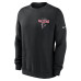 Свитшот Atlanta Falcons Nike Black Primetime Club Fleece Pullover