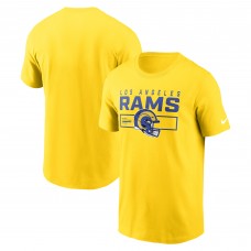 Los Angeles Rams Nike Primetime Helmet Essential T-Shirt - Gold