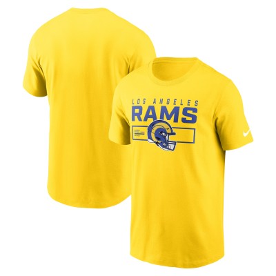 Los Angeles Rams Nike Primetime Helmet Essential T-Shirt - Gold
