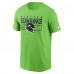 Seattle Seahawks Nike Neon Green Primetime Helmet Essential T-Shirt