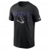 Футболка Baltimore Ravens Nike Black Primetime Helmet Essential