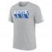 Футболка Detroit Lions Nike Heather Gray Long Pass Tri-Blend