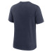 Футболка Chicago Bears Nike Heather Navy Long Pass Tri-Blend