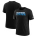 Футболка Carolina Panthers Nike Heather Black Long Pass Tri-Blend