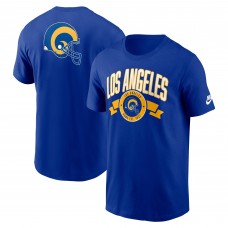 Los Angeles Rams Nike Rewind Front and Back Hit Essential T-Shirt - Royal