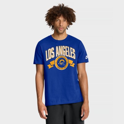 Los Angeles Rams Nike Rewind Front and Back Hit Essential T-Shirt - Royal