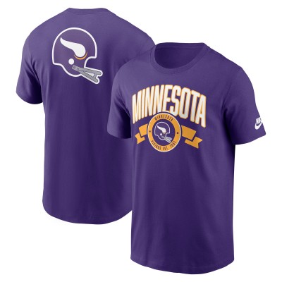 Minnesota Vikings Nike Purple Rewind Front and Back Hit Essential T-Shirt