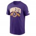 Minnesota Vikings Nike Purple Rewind Front and Back Hit Essential T-Shirt