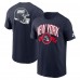 New York Giants Nike Navy Rewind Front and Back Hit Essential T-Shirt