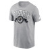 Футболка Pittsburgh Steelers Nike Heather Gray Rewind Front and Back Hit Essential