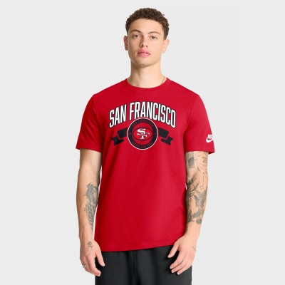 San Francisco 49ers Nike Scarlet Rewind Front and Back Hit Essential T-Shirt