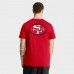San Francisco 49ers Nike Scarlet Rewind Front and Back Hit Essential T-Shirt