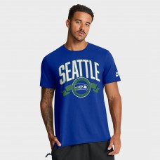 Seattle Seahawks Nike Royal Rewind Front and Back Hit Essential T-Shirt