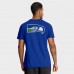 Seattle Seahawks Nike Royal Rewind Front and Back Hit Essential T-Shirt