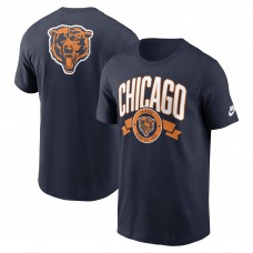 Футболка Chicago Bears Nike Navy Rewind Front and Back Hit Essential Футболка Chicago Bears Nike Navy Rewind Front and Back Hit Essential