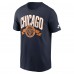 Футболка Chicago Bears Nike Navy Rewind Front and Back Hit Essential