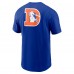 Футболка Denver Broncos Nike Royal Rewind Front and Back Hit Essential