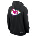 Толстовка Kansas City Chiefs Nike Tall 2025 NFL Crucial Catch Sideline Standard Issue Dri-FIT - Black