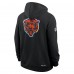 Толстовка Chicago Bears Nike Black Tall 2025 NFL Crucial Catch Sideline Standard Issue Dri-FIT
