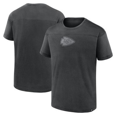 Kansas City Chiefs Fanatics Black Mini Tonal T-Shirt
