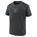 Las Vegas Raiders Fanatics Black Mini Tonal T-Shirt