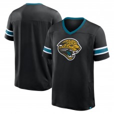 Jacksonville Jaguars Fanatics Black Hometown Premium Hashmark V-Neck T-Shirt