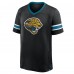 Jacksonville Jaguars Fanatics Black Hometown Premium Hashmark V-Neck T-Shirt